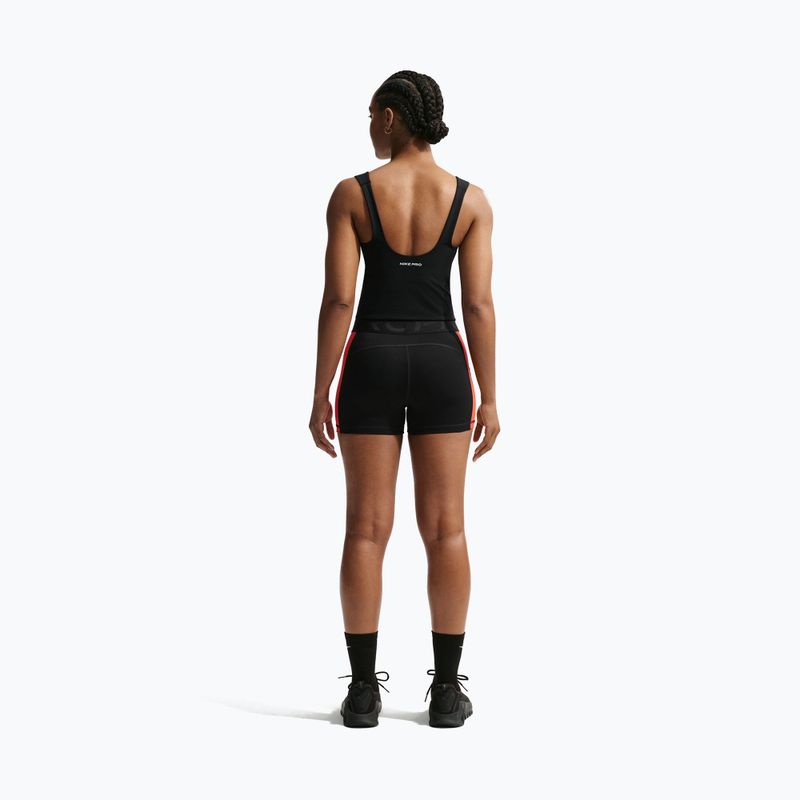 Koszulka treningowa damska Nike Pro Sculpt Medium Support Padded Tank black/white 3