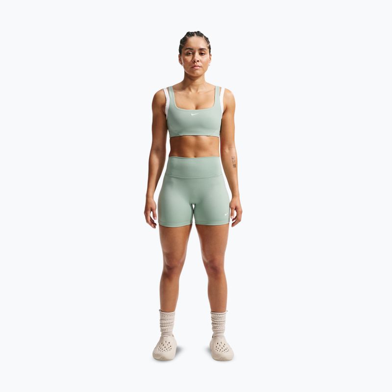 Biustonosz treningowy Nike One Light Support steam/white/white 2