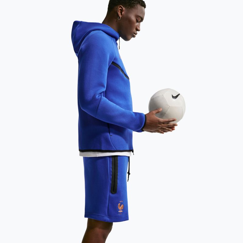 Spodenki piłkarskie męskie Nike FFF Tech Fleece game royal/metallic copper 5