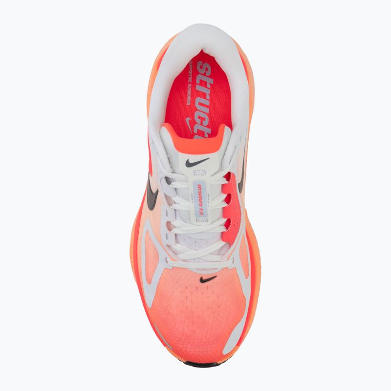 Buty do biegania damskie Nike Structure Plus white/hot lava/orange pulse/black 5