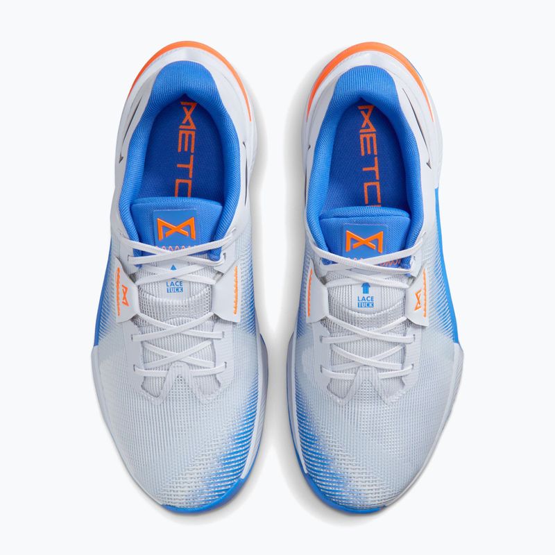Buty treningowe męskie Nike Metcon 10 football grey/blue crystal/midnight navy 5