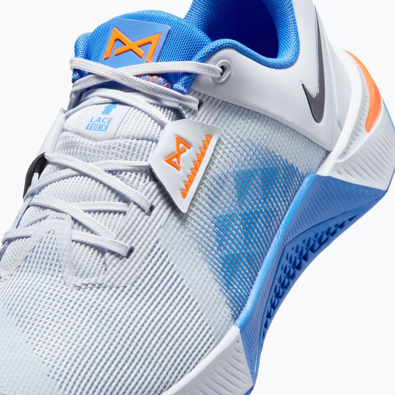 Buty treningowe męskie Nike Metcon 10 football grey/blue crystal/midnight navy 7