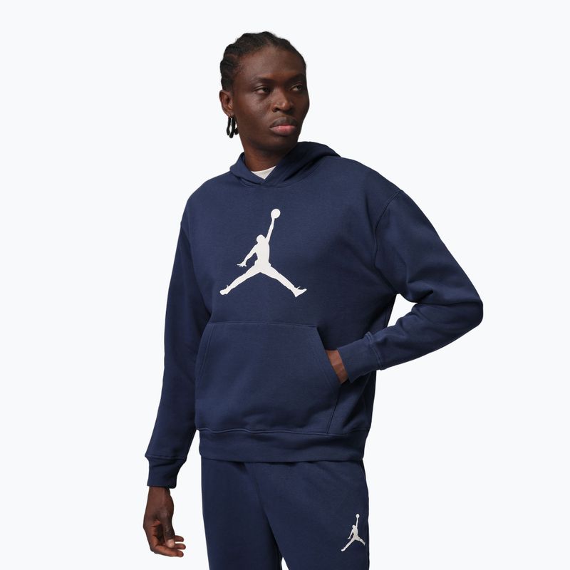 Bluza męska Jordan Pullover Hoodie midnight navy/white