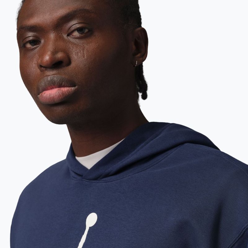Bluza męska Jordan Pullover Hoodie midnight navy/white 5