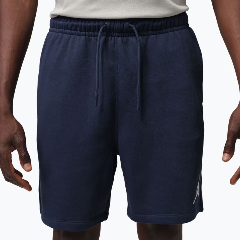 Spodenki męskie  Jordan Fleece midnight navy/white 3