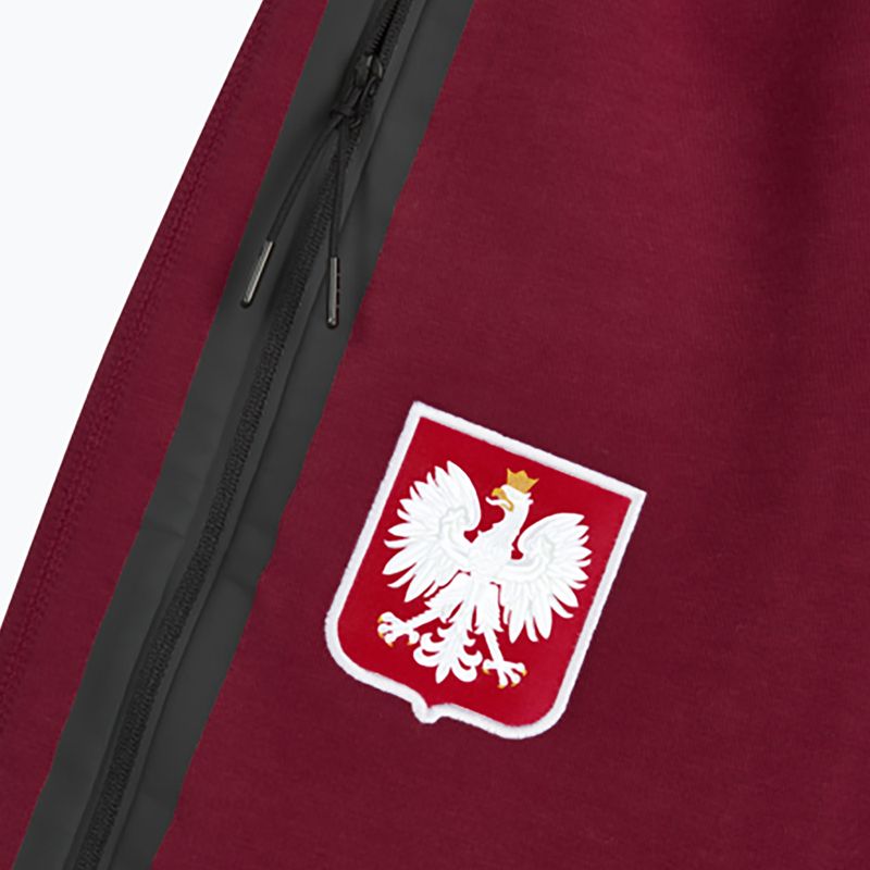 Spodnie piłkarskie męskie Nike Tech Fleece Poland Jogger team red 4