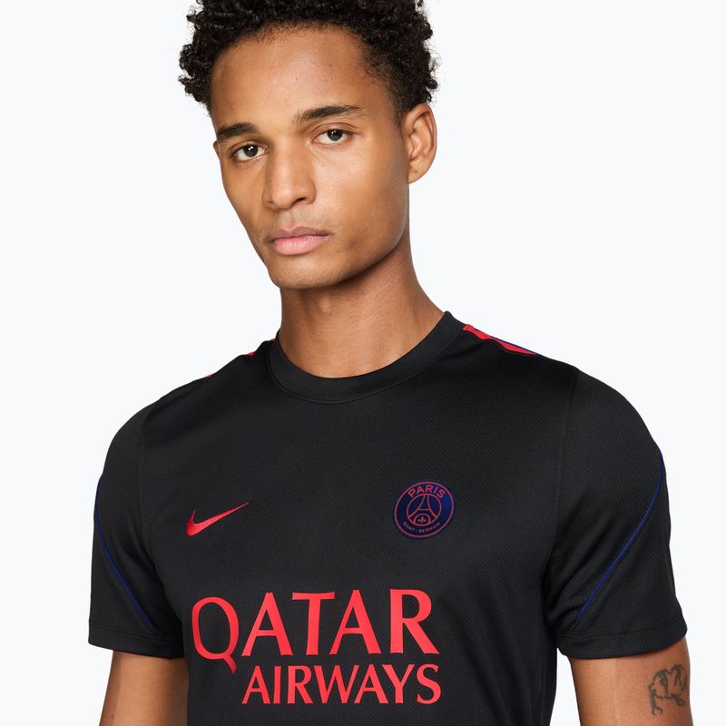 Koszulka piłkarska męska Nike Paris Saint-Germain Strike Soccer Dri-Fit black/hyper royal/global red/global red 3