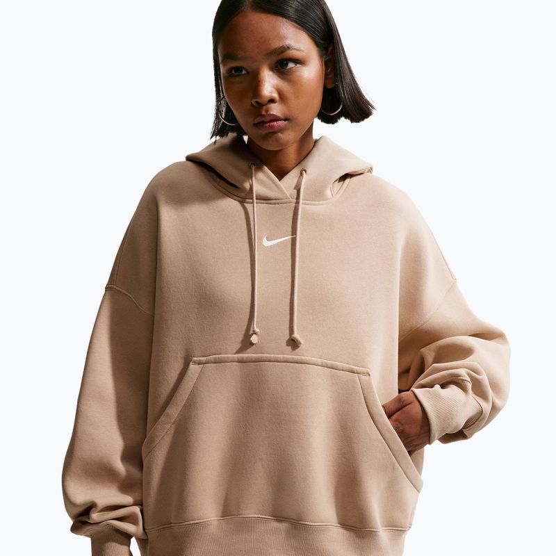 Bluza damska Nike Sportswear Phoenix Fleece Oversized linen/sail 4