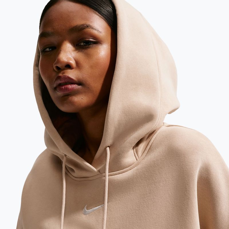 Bluza damska Nike Sportswear Phoenix Fleece Oversized linen/sail 5