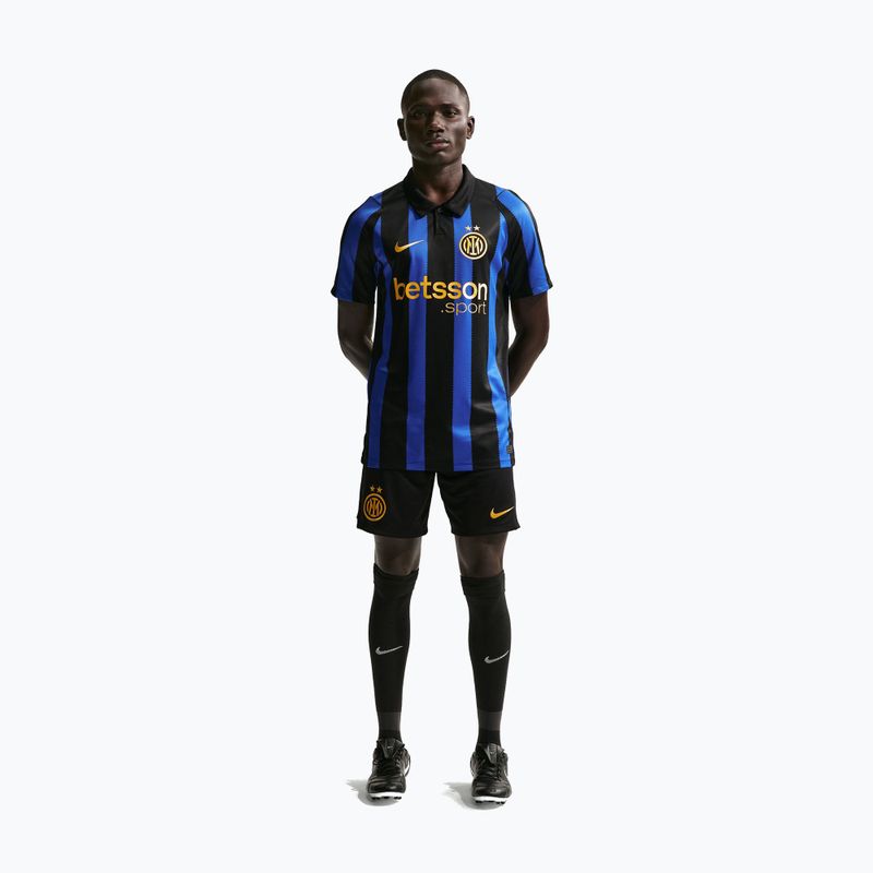 Spodenki piłkarskie męskie Nike Inter Milan Dri-Fit Stadium Home black/university gold 2