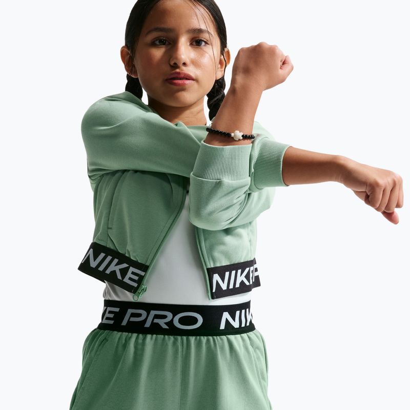 Spodenki dziecięce Nike Pro Fleece Dri-Fit steam/steam/black/white 4