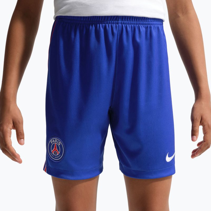 Spodenki piłkarskie dziecięce Nike Paris Saint-Germain Dri-Fit Stadium old royal/white 8