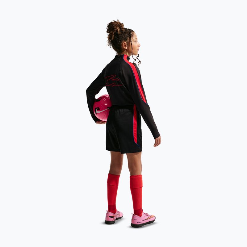 Spodenki piłkarskie dziecięce Nike Paris Saint-Germain Strike black/hyper royal/global red/global red 3