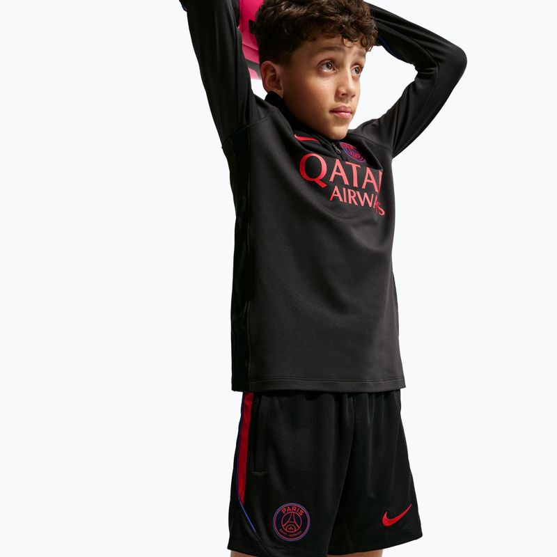 Spodenki piłkarskie dziecięce Nike Paris Saint-Germain Strike black/hyper royal/global red/global red 5