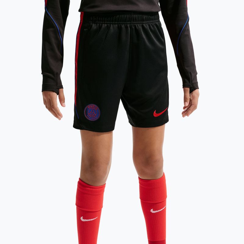 Spodenki piłkarskie dziecięce Nike Paris Saint-Germain Strike black/hyper royal/global red/global red 6