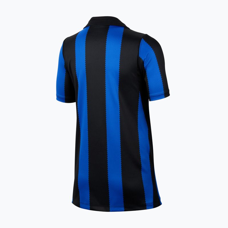 Koszulka piłkarska dziecięca Nike Inter Milan Dri-Fit Stadium Home lyon blue/black/university gold 2