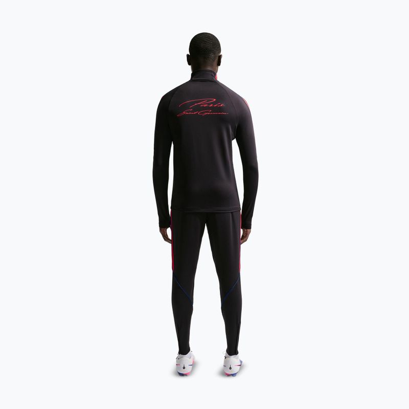 Bluza piłkarska męska Nike Paris Saint-Germain Strike Dri-Fit Soccer Knit Drill Top black/global red/global red 3