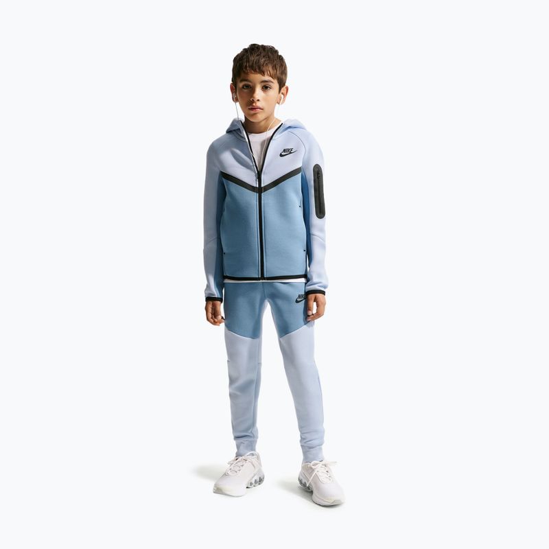Bluza dziecięca Nike Sportswear Tech Fleece Full Zip hydrogen blue/work blue/black/black 2