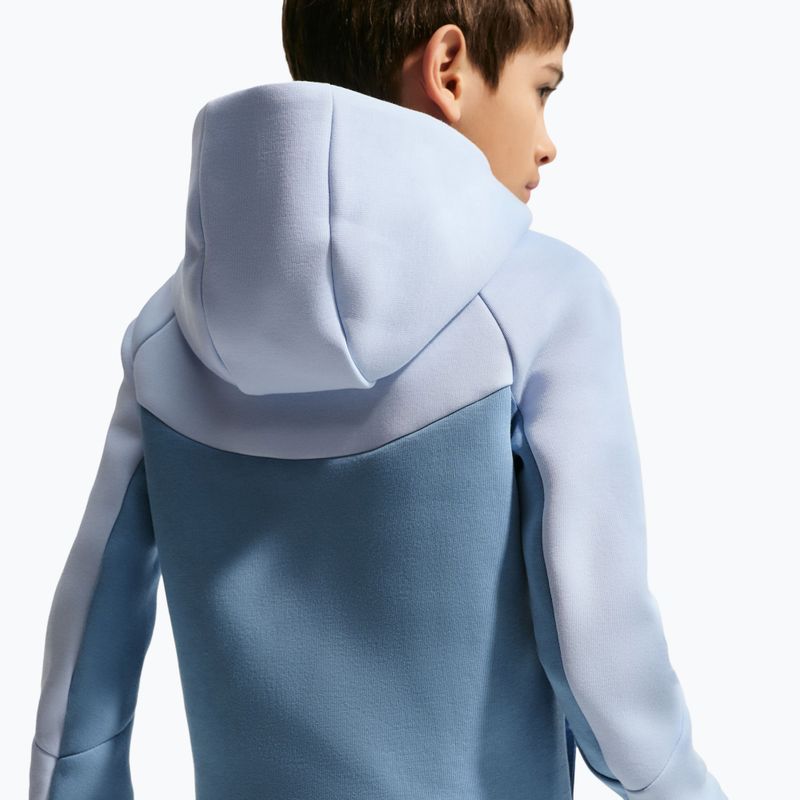 Bluza dziecięca Nike Sportswear Tech Fleece Full Zip hydrogen blue/work blue/black/black 5