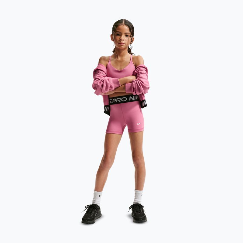 Spodenki dziecięce Nike Pro peony/white 2