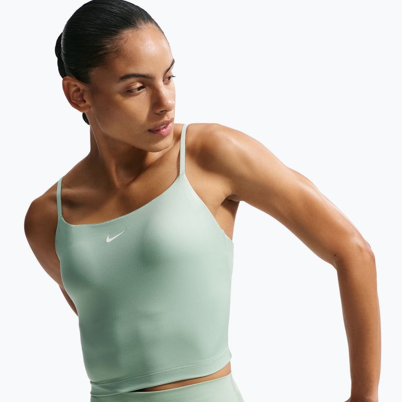 Koszulka treningowa damska Nike One Medium Support steam/white 4