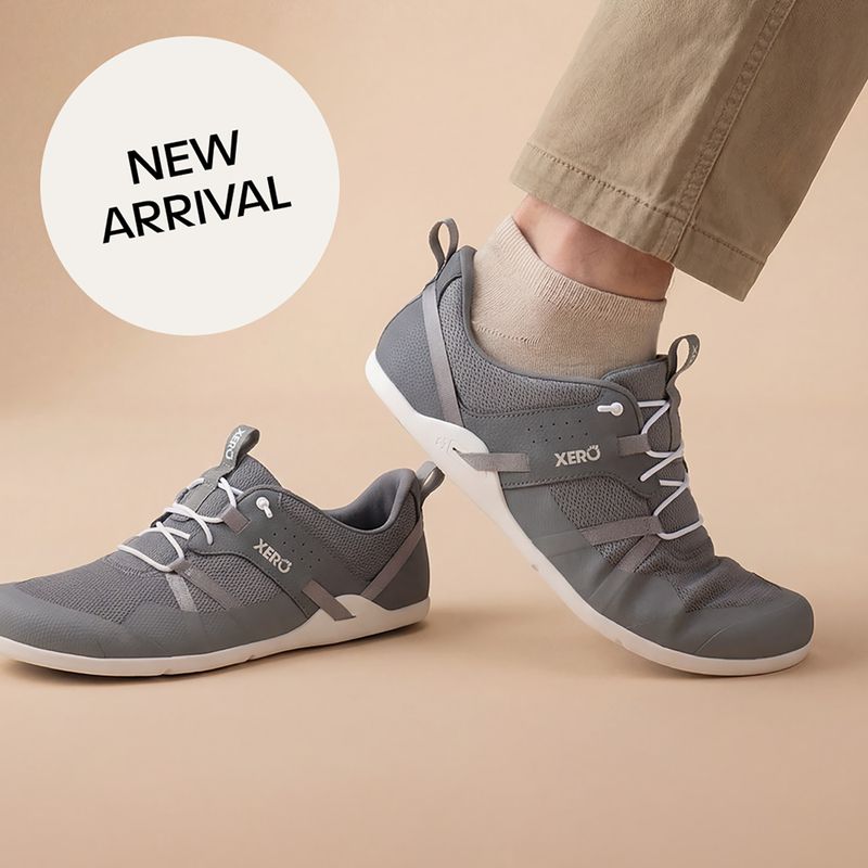 Buty barefoot męskie Xero Shoes Prio Easy On steel gray 8