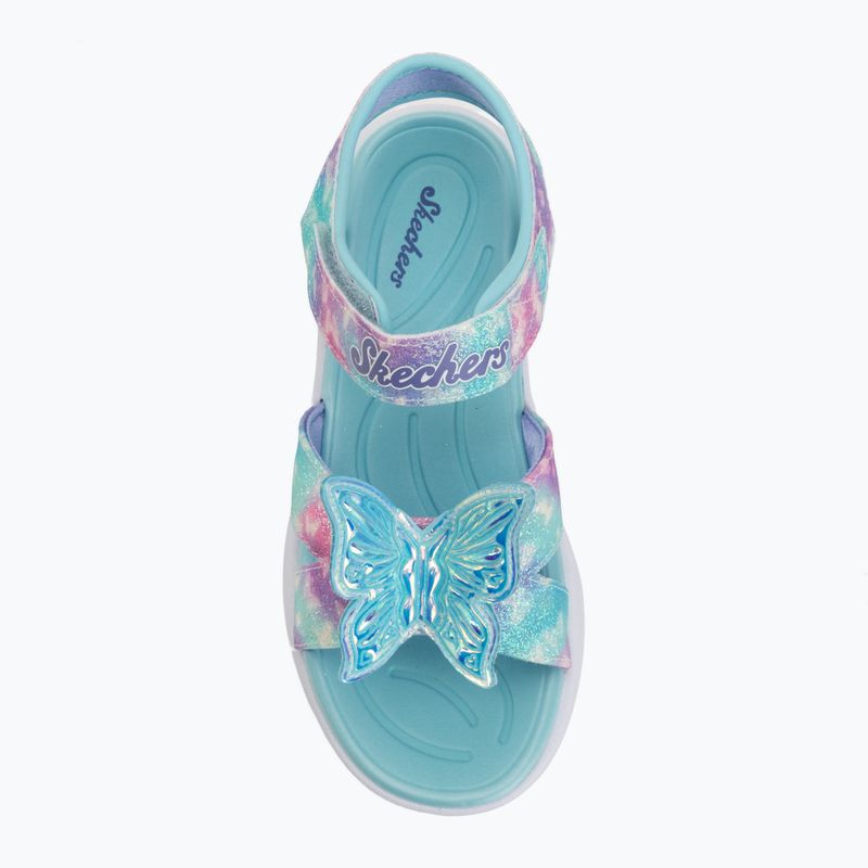 Sandały dziecięce SKECHERS Jumpsters Butterfly Brites blue 5