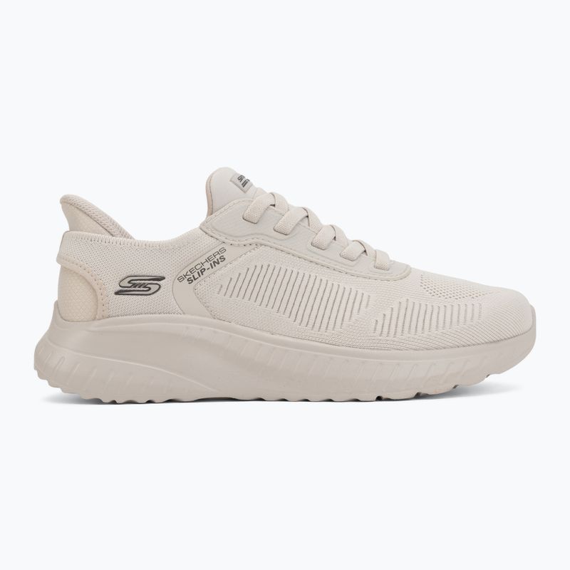 Buty męskie SKECHERS Bobs Squad Chaos Solid Step white 2