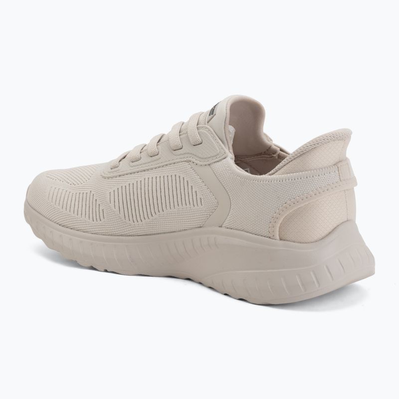 Buty męskie SKECHERS Bobs Squad Chaos Solid Step white 3