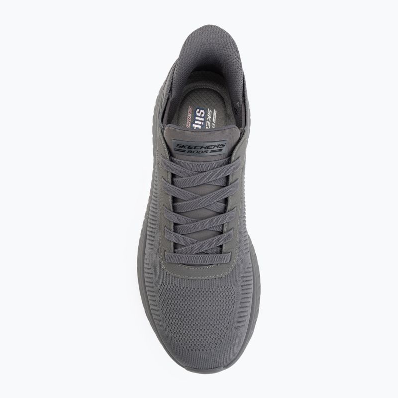 Buty męskie SKECHERS Bobs Squad Chaos Solid Step gray 5