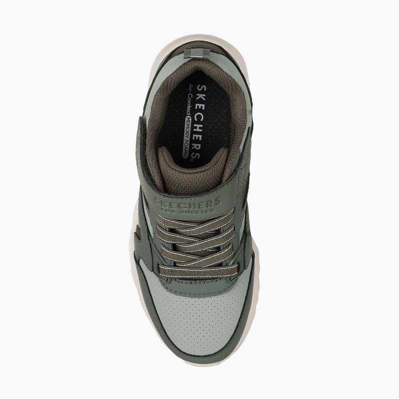 Buty dziecięce SKECHERS Uno Lite Echo Surge olive 12