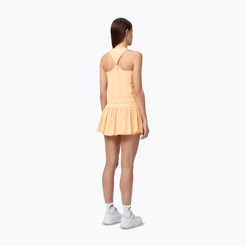 Spódnica tenisowa damska HEAD Move Skort apricot 3