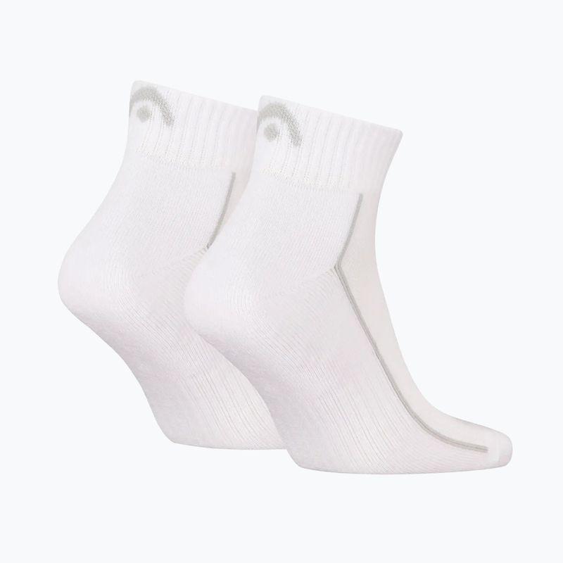Skarpety HEAD Tennis 2P Performance Quarter 2 pary white 2