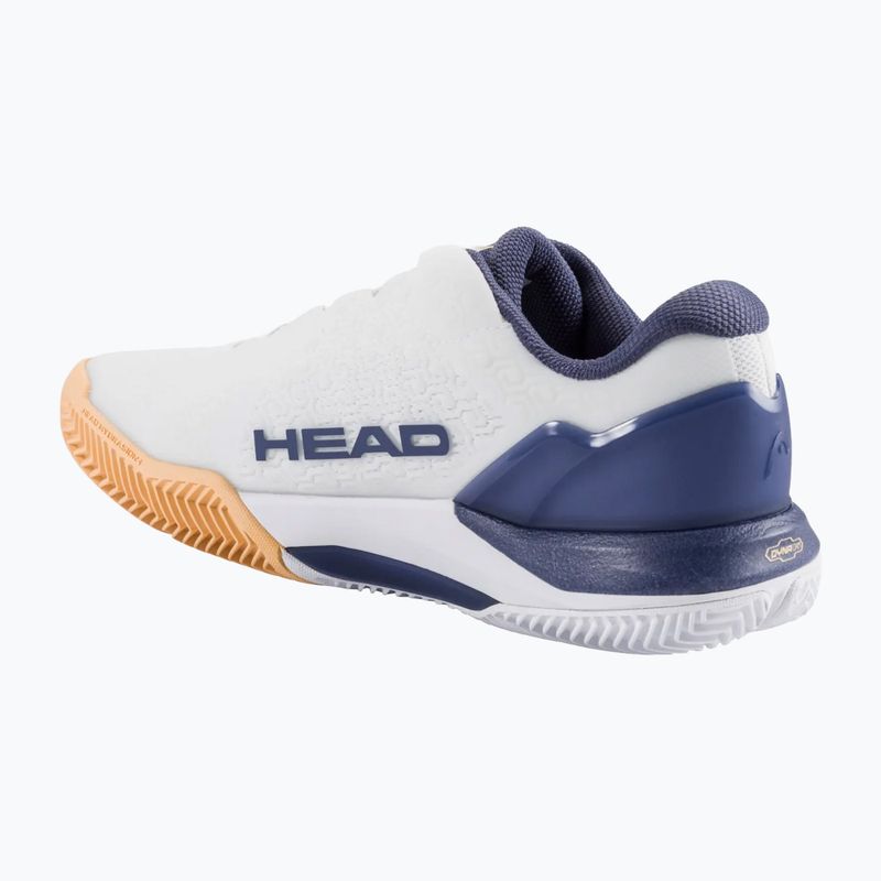 Buty do tenisa damskie HEAD Revolt Pro 5.0 Clay white apricot 9