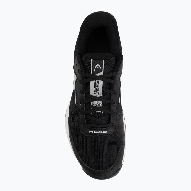 Buty do tenisa damskie HEAD Revolt Court 5.0 W black/white 5