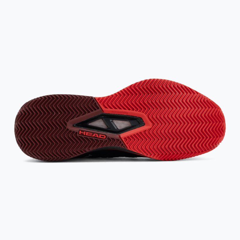 Buty do tenisa męskie HEAD Endure Pro Clay black/red 4