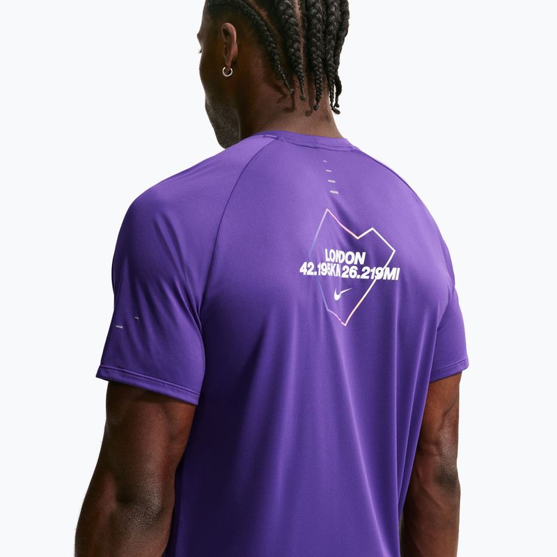Koszulka do biegania męska Nike Stride Dri-Fit ADV court purple 4