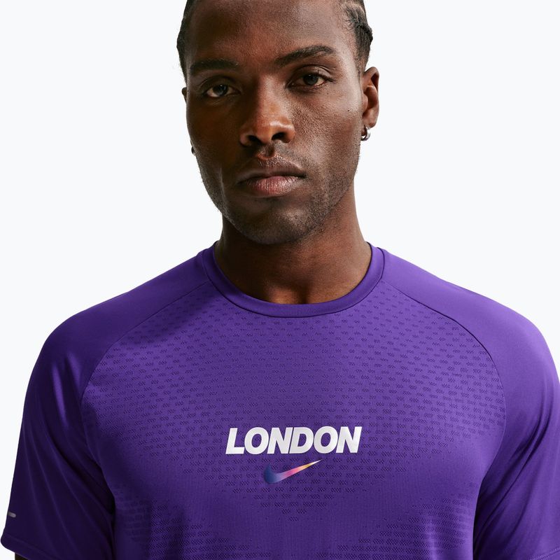 Koszulka do biegania męska Nike Stride Dri-Fit ADV court purple 5