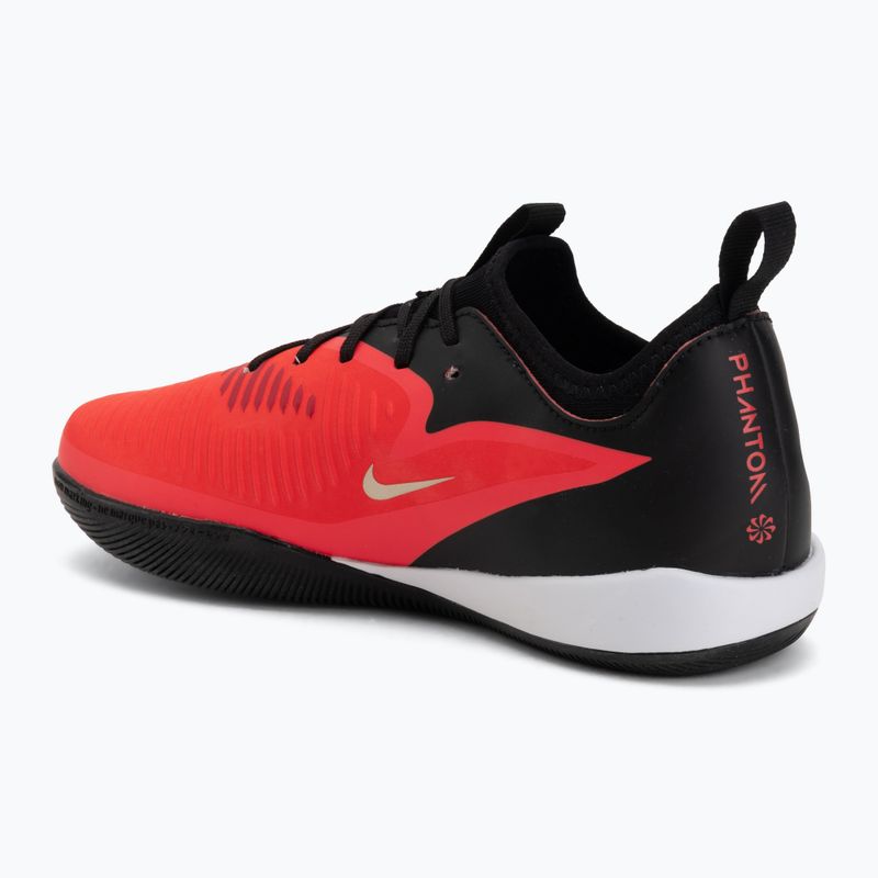 Buty piłkarskie dziecięce Nike Jr. Phantom 6 Low Academy Bright Crimson/Bright Crimson/Black 3