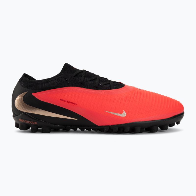 Buty piłkarskie męskie Nike Phantom 6 Low Pro bright crimson/black/blur 2