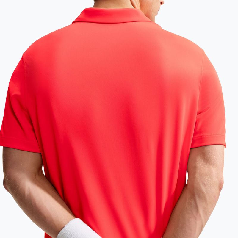 Koszulka tenisowa męska Nike Court Dri-Fit Polo Solid bright crimson/black 5