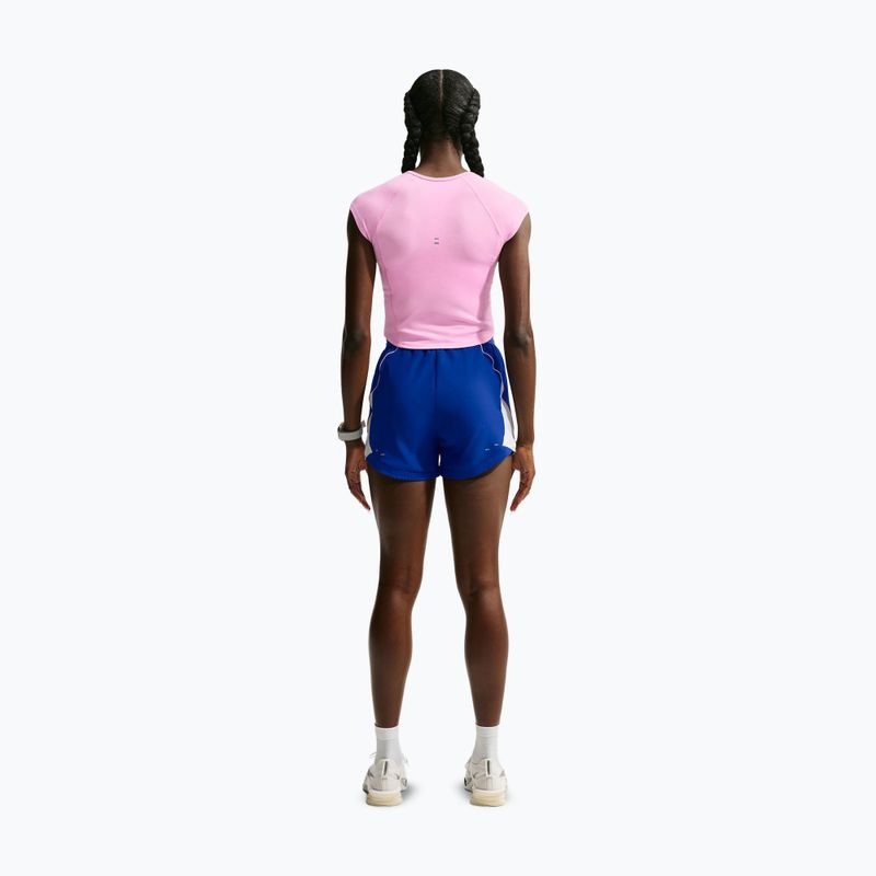 Koszulka do biegania damska Nike Tempo Swoosh Run Dri-Fit pink rise/pink rise/old royal 3