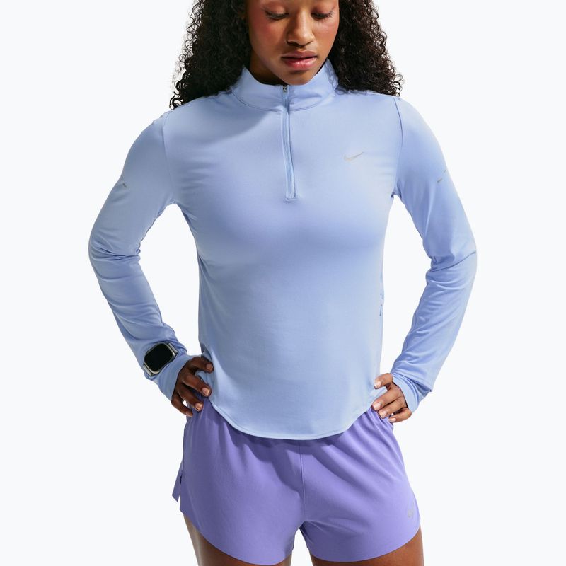 Bluza do biegania damska Nike Swift Dri-FIT UV 1/4-Zip aluminum 4