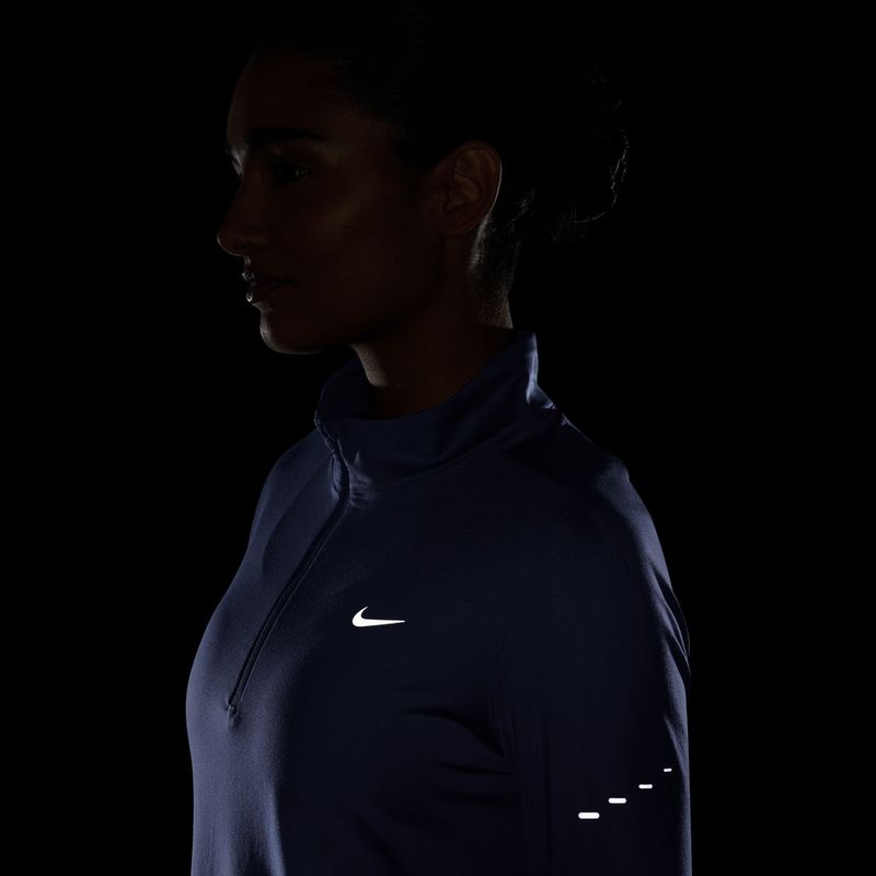 Bluza do biegania damska Nike Swift Dri-FIT UV 1/4-Zip aluminum 8