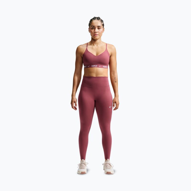 Biustonosz treningowy Nike Indy Light Support pink smoke 2