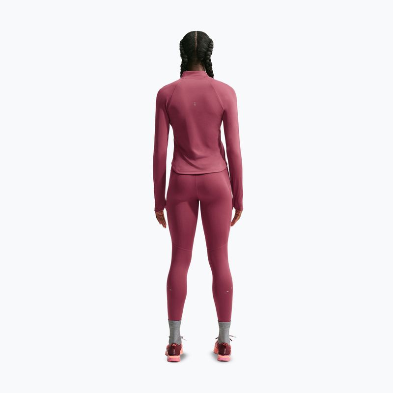 Legginsy damskie Nike Tempo Swoosh Run pink smoke/white 3