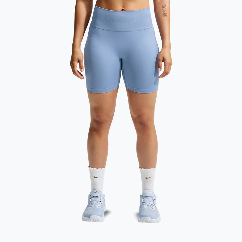 Spodenki treningowe damskie Nike Pro Seamless work blue