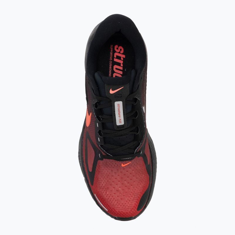 Buty do biegania męskie Nike Structure Plus black/university red/bright crimson 5
