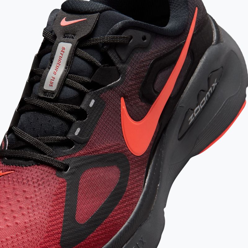 Buty do biegania męskie Nike Structure Plus black/university red/bright crimson 14