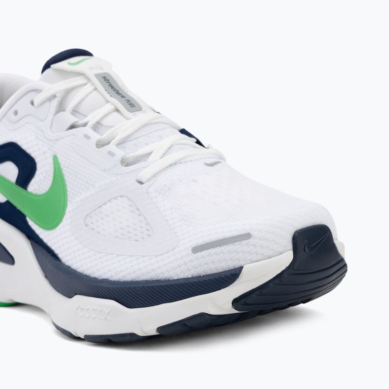 Buty do biegania męskie Nike Structure Plus white/midnight navy/green spark 7